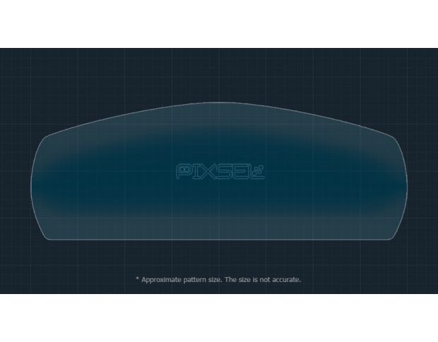 Защитное стекло Pixsel на приборную панель MAZDA CX-60 - 12.1“ 2022 - (гибридное мат)
