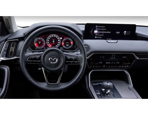 Защитное стекло Pixsel на приборную панель MAZDA CX-90 - 12“ 2023 - (гибридное мат)
