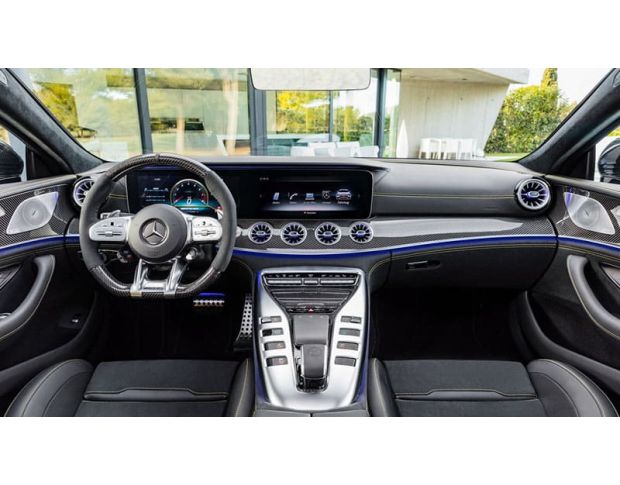 Защитное стекло Pixsel на приборную панель MERCEDES BENZ AMG GT 4 DOORS - 28.5“ 2018 - (гибридное глянец)