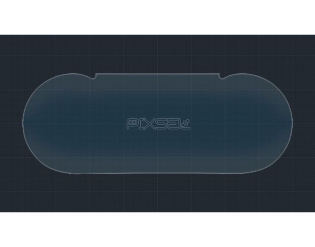 Захисне скло Pixsel на панель приладів MERCEDES BENZ C-CLASS - 12.1“ 2018 - 2020 (гібридне глянець)