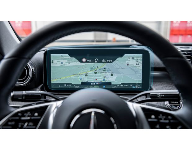 Защитное стекло Pixsel на приборную панель MERCEDES BENZ C-CLASS - 14.4“ 2021 - (гибридное мат)