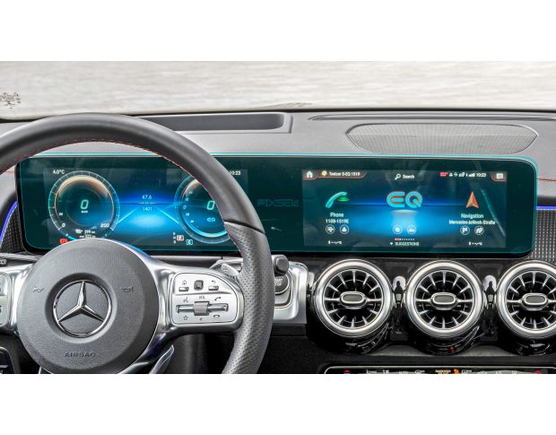 Захисне скло Pixsel на панель приладів MERCEDES BENZ EQB - 24.7“ 2021 - 2023 (гібридне глянець)