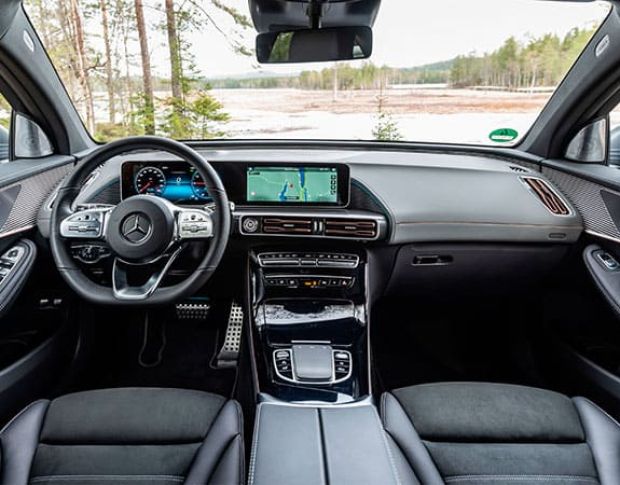 Захисне скло Pixsel на панель приладів MERCEDES BENZ EQC-CLASS - 24.7“ 2019 - (гібридне глянець)