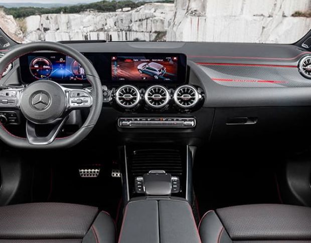 Захисне скло Pixsel на панель приладів MERCEDES BENZ GLA-CLASS - 24.7“ 2019 - (гібридне мат)