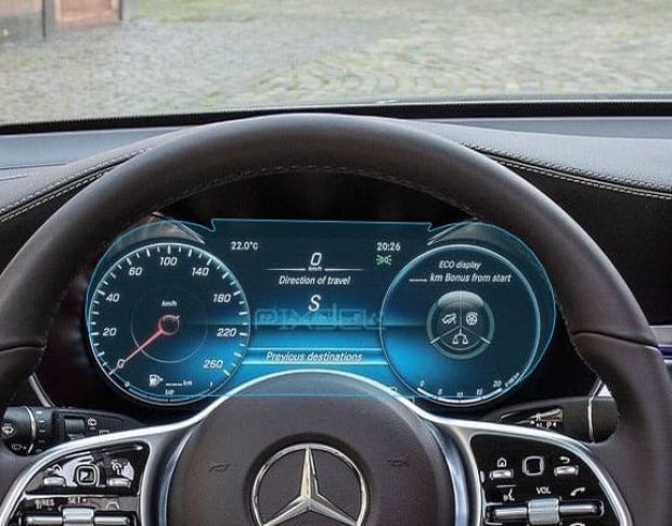 Захисне скло Pixsel на панель приладів MERCEDES BENZ GLC-CLASS - 12.1“ 2019 - 2022 (гібридне глянець)
