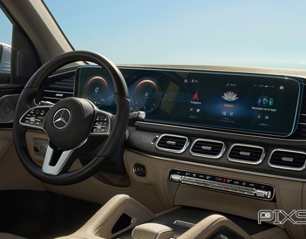 Захисне скло Pixsel на панель приладів MERCEDES BENZ GLS-CLASS - 28.5“ 2024 - (гібридне мат)