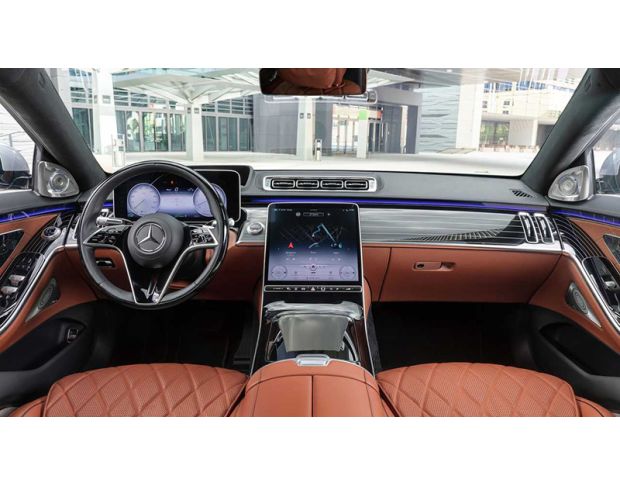 Захисне скло Pixsel на панель приладів MERCEDES BENZ S-CLASS - 15.4“ 2020 - (гібридне глянець)
