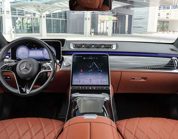 Захисне скло Pixsel на панель приладів MERCEDES BENZ S-CLASS - 15.4“ 2020 - (гібридне глянець)