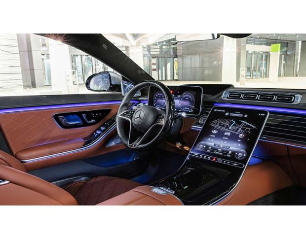 Захисне скло Pixsel на панель приладів MERCEDES BENZ S-CLASS - 15.5“ 2020 - (гібридне глянець)