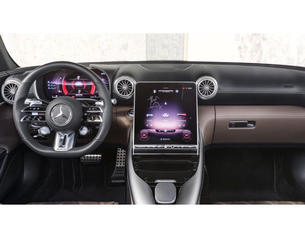 Захисне скло Pixsel на панель приладів MERCEDES BENZ SL-CLASS - 13.5“ 2022 - (гібридне глянець)