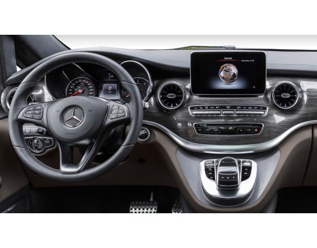 Захисне скло Pixsel на панель приладів MERCEDES BENZ V-CLASS - 5.5“ 2014 - 2023 (гібридне глянець)