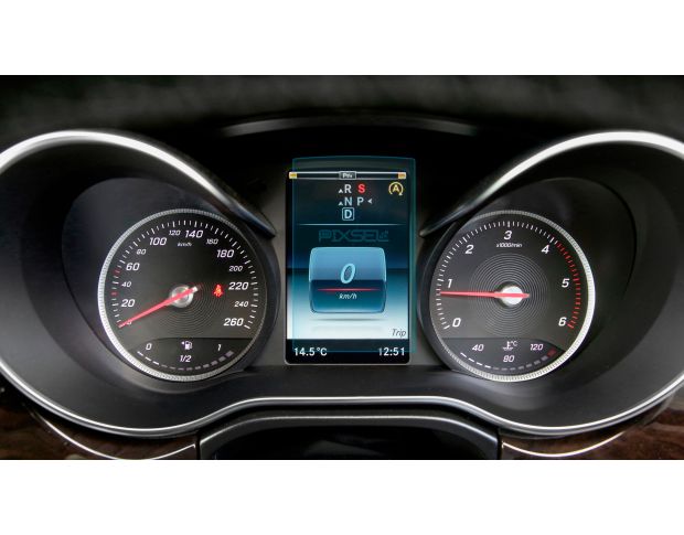 Захисне скло Pixsel на панель приладів MERCEDES BENZ V-CLASS - 5.5“ 2014 - 2023 (гібридне глянець)