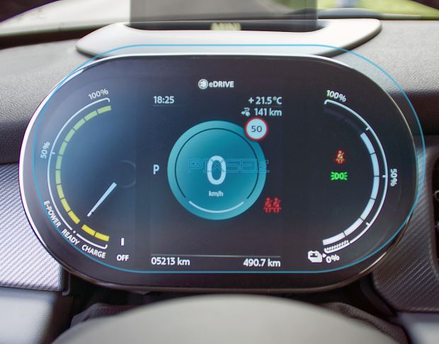 Захисне скло Pixsel на панель приладів MINI COOPER - 9.5“ 2020 - 2023 (гібридне глянець)