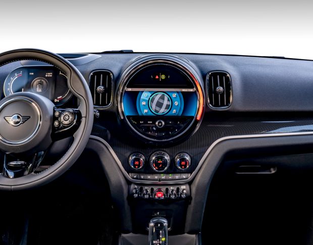 Защитное стекло Pixsel на приборную панель MINI COUNTRYMAN - 9.5“ 2020 - 2023 (гибридное глянец)