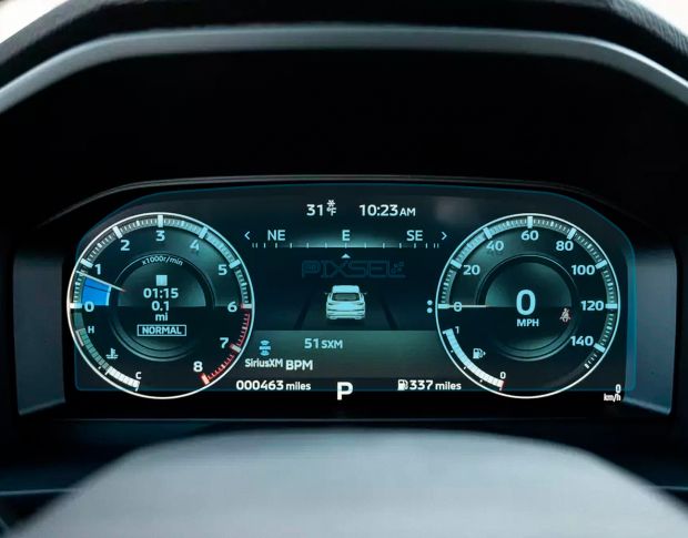 Защитное стекло Pixsel на приборную панель MITSUBISHI OUTLANDER - 12.1“ 2022 - 2024 (гибридное глянец)
