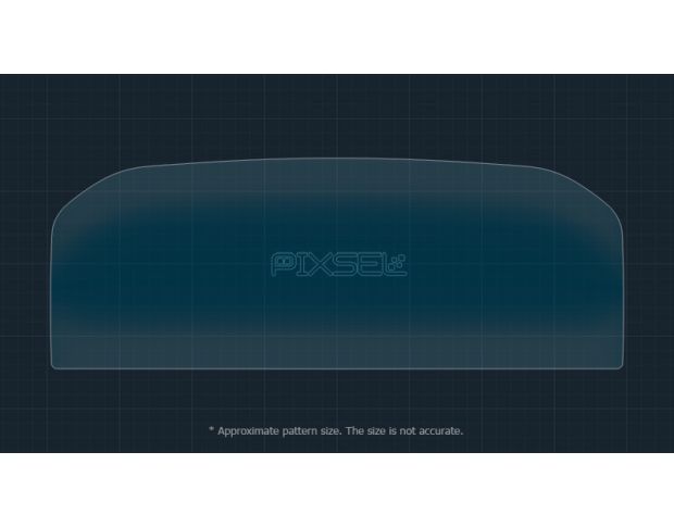 Защитное стекло Pixsel на приборную панель MITSUBISHI OUTLANDER - 12.1“ 2022 - 2024 (гибридное глянец)