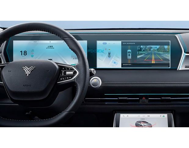 Защитное стекло Pixsel на приборную панель NETA U Pro 400 - 26.9“ 2022 - (гибридное мат)