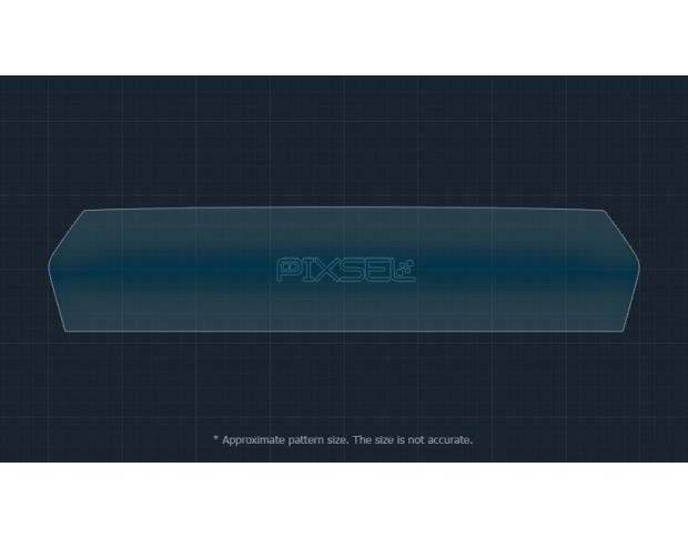 Защитное стекло Pixsel на приборную панель NETA U Pro 400 - 26.9“ 2022 - (гибридное мат)