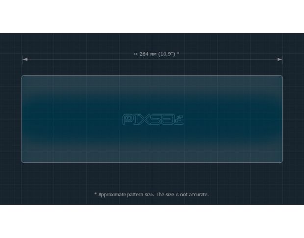 Защитное стекло Pixsel на приборную панель NIO ES7 - 10.9“ 2022 - (гибридное мат)