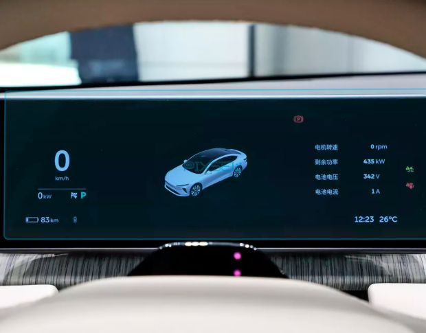 Захисне скло Pixsel на панель приладів NIO ET7 - 10.9“ 2022 - (гібридне глянець)