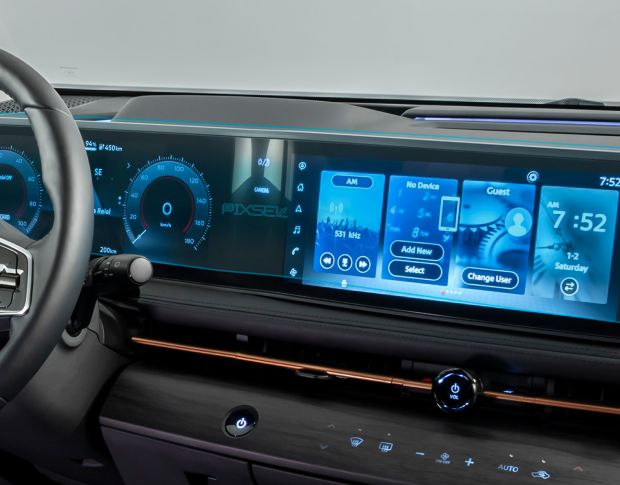Захисне скло Pixsel на панель приладів NISSAN ARIYA - 31.8“ 2022 - (гібридне глянець)