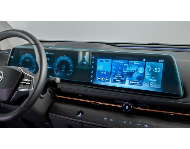 Захисне скло Pixsel на панель приладів NISSAN ARIYA - 31.8“ 2022 - (гібридне глянець)