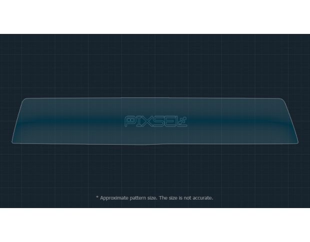 Защитное стекло Pixsel на приборную панель NISSAN ARIYA - 31.8“ 2022 - (гибридное мат)