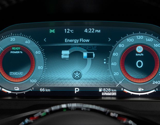 Захисне скло Pixsel на панель приладів NISSAN QASHQAI 12.1“ 2021 - 2023 (гібридне глянець)