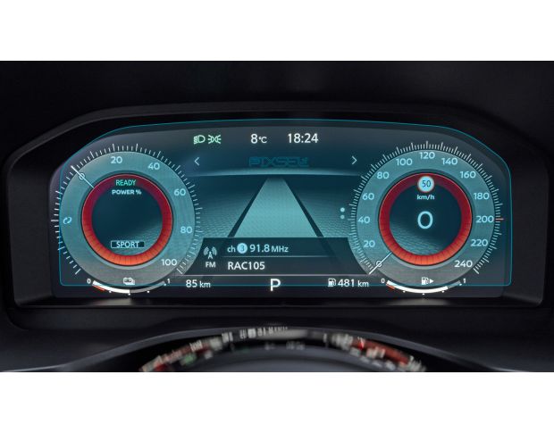 Захисне скло Pixsel на панель приладів NISSAN X-TRAIL - 12.1“ 2023 - (гібридне глянець)