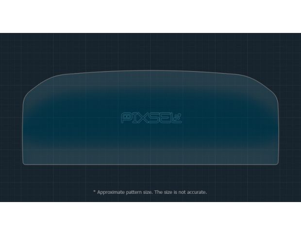 Захисне скло Pixsel на панель приладів NISSAN X-TRAIL - 12.1“ 2023 - (гібридне глянець)