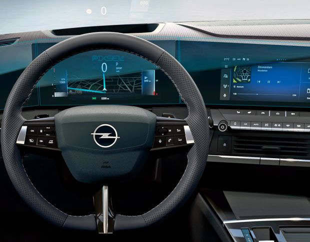 Захисне скло Pixsel на панель приладів OPEL ASTRA - 33.6“ 2022 - (гібридне мат)