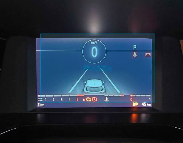 Защитное стекло Pixsel на приборную панель OPEL GRANDLAND - 6.8“ 2022 - 2023 (гибридное мат)