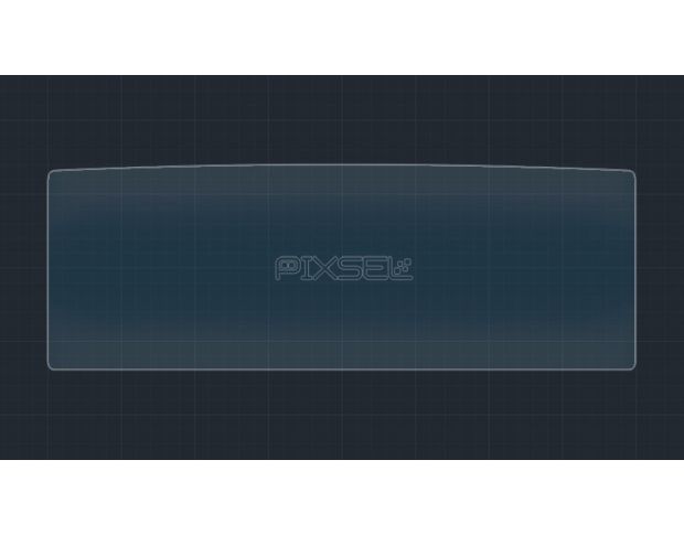 Захисне скло Pixsel на панель приладів OPEL MOKKA - 11.6“ 2020 - 2024 (гібридне мат)
