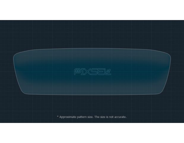 Захисне скло Pixsel на панель приладів PEUGEOT 2008 - 9.7“ 2024 - (гібридне глянець)