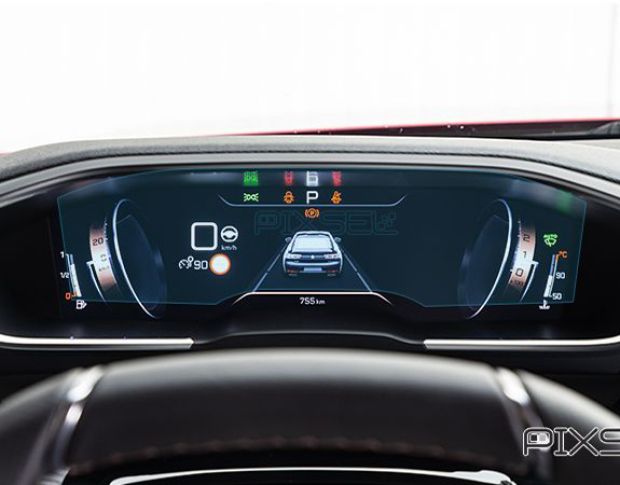 Захисне скло Pixsel на панель приладів PEUGEOT 3008 11.8“ 2021 - 2023 (гібридне глянець)