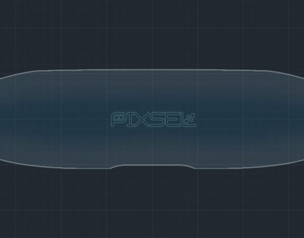 Захисне скло Pixsel на панель приладів PEUGEOT 3008 11.8“ 2021 - 2023 (гібридне глянець)