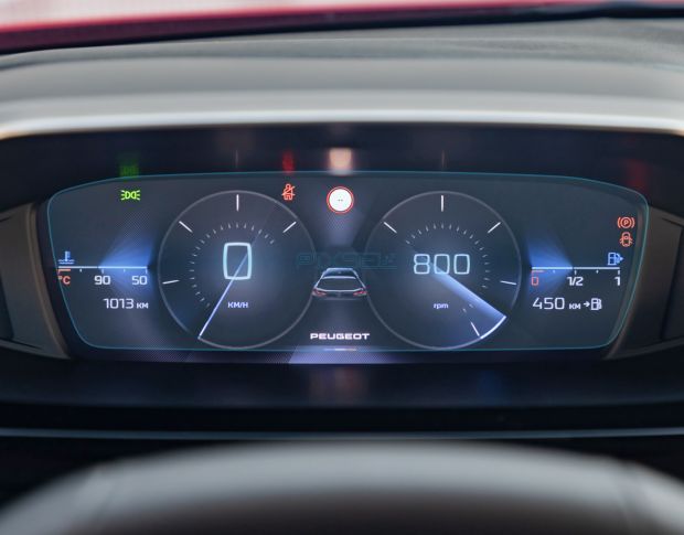 Захисне скло Pixsel на панель приладів PEUGEOT 308 - 9.7“ 2022 - (гібридне мат)