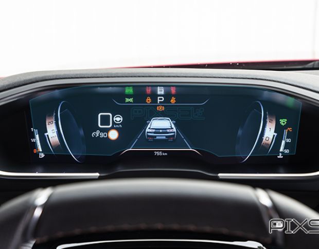 Захисне скло Pixsel на панель приладів PEUGEOT 5008 - 11.8“ 2018 - (гібридне мат)