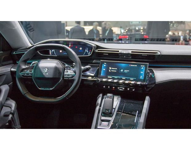 Защитное стекло Pixsel на приборную панель PEUGEOT 508 - 11.7“ 2018 - (гибридное мат)