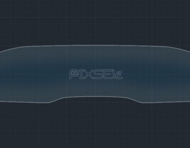 Защитное стекло Pixsel на приборную панель PEUGEOT 508 - 11.7“ 2018 - (гибридное мат)