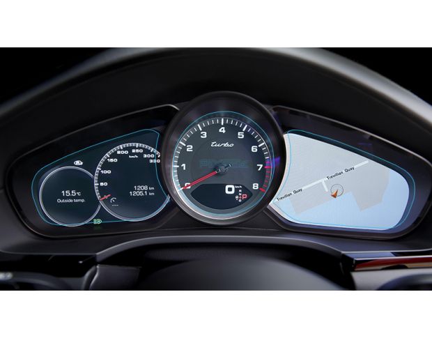Захисне скло Pixsel на панель приладів PORSCHE PANAMERA - 17.4“ 2017 - 2023 (гібридне мат)