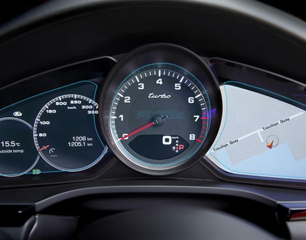 Захисне скло Pixsel на панель приладів PORSCHE PANAMERA - 17.4“ 2017 - 2023 (гібридне мат)