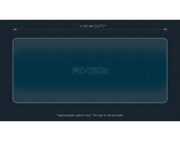 Защитное стекло Pixsel на приборную панель RIVIAN R1S - 13.8“ 2022 - (гибридное мат)