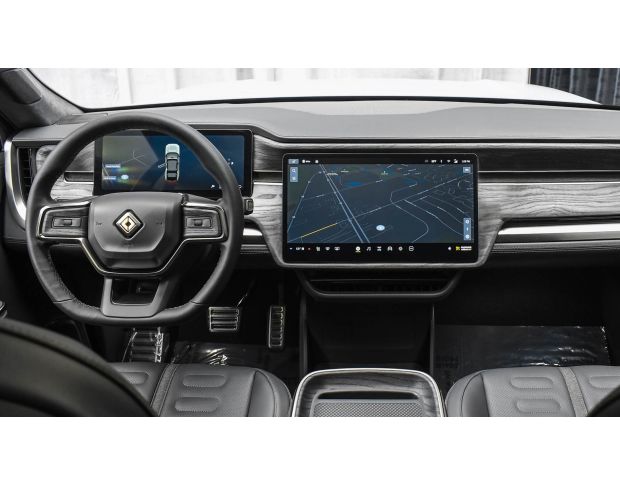 Защитное стекло Pixsel на приборную панель RIVIAN R1T - 13.8“ 2022 - (гибридное мат)