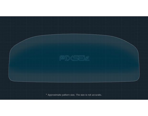 Захисне скло Pixsel на панель приладів SERES SF5 - 12“ 2019 - (гібридне глянець)