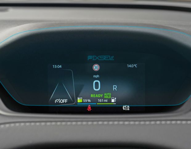 Защитное стекло Pixsel на приборную панель SKODA ENYIAQ IV - 9.2“ 2022 - (гибридное мат)