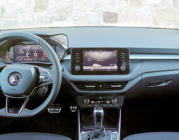 Захисне скло Pixsel на панель приладів SKODA FABIA - 9.9“ 2022 - (гібридне глянець)