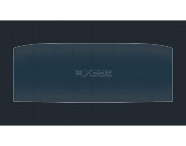 Захисне скло Pixsel на панель приладів SKODA FABIA - 9.9“ 2022 - (гібридне глянець)