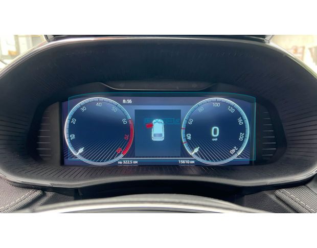Защитное стекло Pixsel на приборную панель SKODA FABIA - 9.9“ 2022 - (гибридное мат)