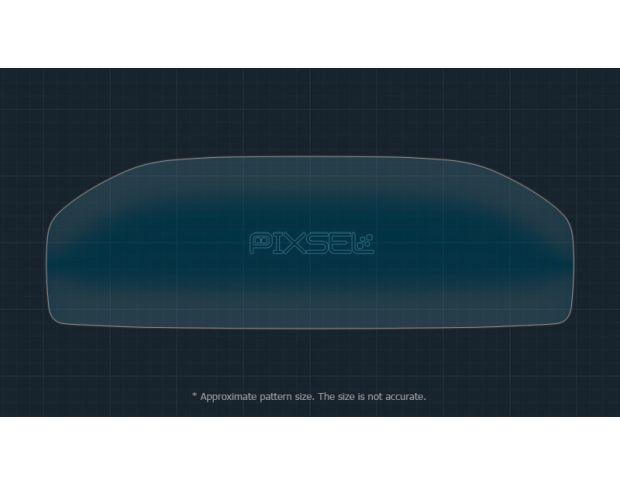 Защитное стекло Pixsel на приборную панель SKODA KAROQ - 12.6“ 2022 - (гибридное глянец)